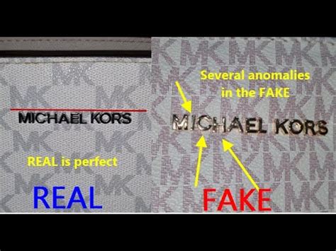 real v fake michael kors mk4030 mk3438|Michael Kors real logo.